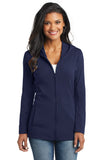 Port Authority® Ladies Modern Stretch Cotton Full-Zip Jacket. L519