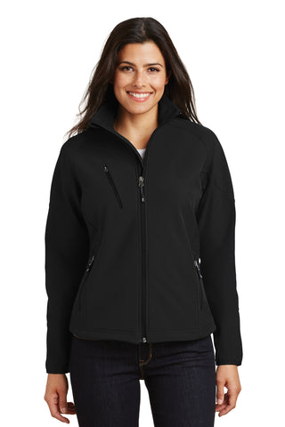 Port Authority® Ladies Textured Soft Shell Jacket. L705
