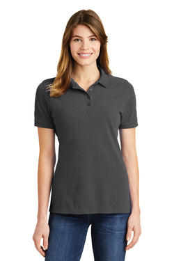 Port & Company® Ladies Ring Spun Pique Polo. LKP1500