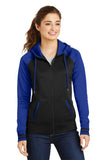 Sport-Tek® Ladies Sport-Wick® Varsity Fleece Full-Zip Hooded Jacket. LST236