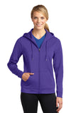 Sport-Tek® Ladies Sport-Wick® Fleece Full-Zip Hooded Jacket. LST238