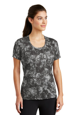 Sport-Tek® Ladies Mineral Freeze Scoop Neck Tee. LST330
