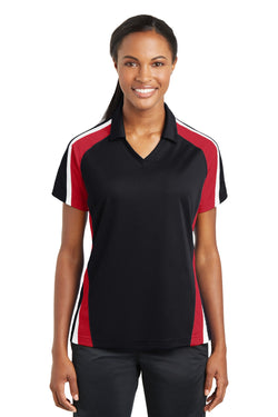 Sport-Tek® Ladies Tricolor Micropique Sport-Wick®Polo. LST654