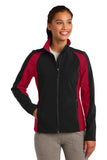 Sport-Tek® Ladies Colorblock Soft Shell Jacket. LST970