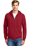 Hanes® - EcoSmart® Full-Zip Hooded Sweatshirt. P180