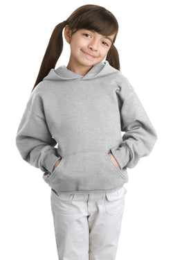 Hanes® - Youth EcoSmart® Pullover Hooded Sweatshirt.  P470