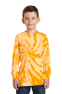 Port & Company® Youth Tie-Dye Long Sleeve Tee.  PC147YLS