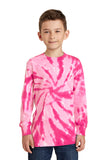 Port & Company® Youth Tie-Dye Long Sleeve Tee.  PC147YLS