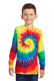 Port & Company® Youth Tie-Dye Long Sleeve Tee.  PC147YLS