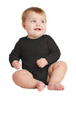 Rabbit Skins™ Infant Long Sleeve Baby Rib Bodysuit. RS4411