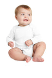 Rabbit Skins™ Infant Long Sleeve Baby Rib Bodysuit. RS4411