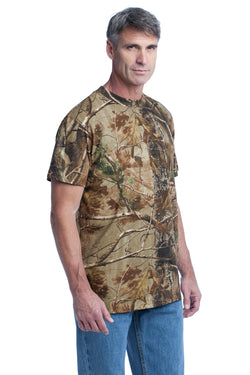 Russell Outdoors&#8482; - Realtree® Explorer 100% Cotton T-Shirt with Pocket. S021R