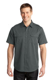Port Authority® Stain-Release Short Sleeve Twill Shirt. S648