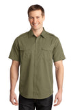 Port Authority® Stain-Release Short Sleeve Twill Shirt. S648