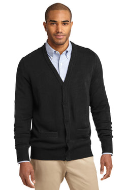 Port Authority® Value V-Neck Cardigan Sweater with Pockets. SW302