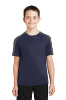 Sport-Tek® Youth PosiCharge® Competitor™ Sleeve-Blocked Tee. YST354