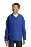 Sport-Tek® Youth V-Neck Raglan Wind Shirt. YST72