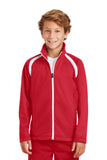 Sport-Tek® Youth Tricot Track Jacket. YST90