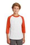 Sport-Tek® Youth Colorblock Raglan Jersey.  YT200