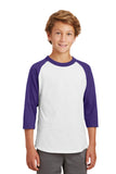 Sport-Tek® Youth Colorblock Raglan Jersey.  YT200