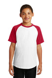 Sport-Tek® Youth Short Sleeve Colorblock Raglan Jersey. YT201